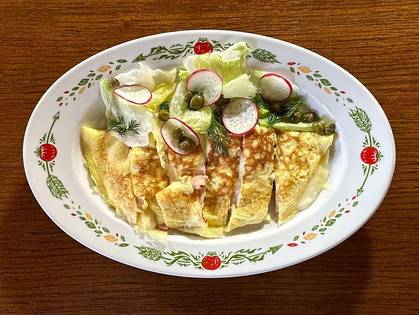 Cheese Omelet with Ham