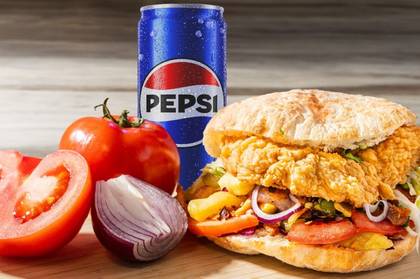 MENIU PITA SNITEL CU PEPSI