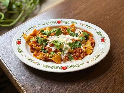 Pappardelle with Bolognese Sauce