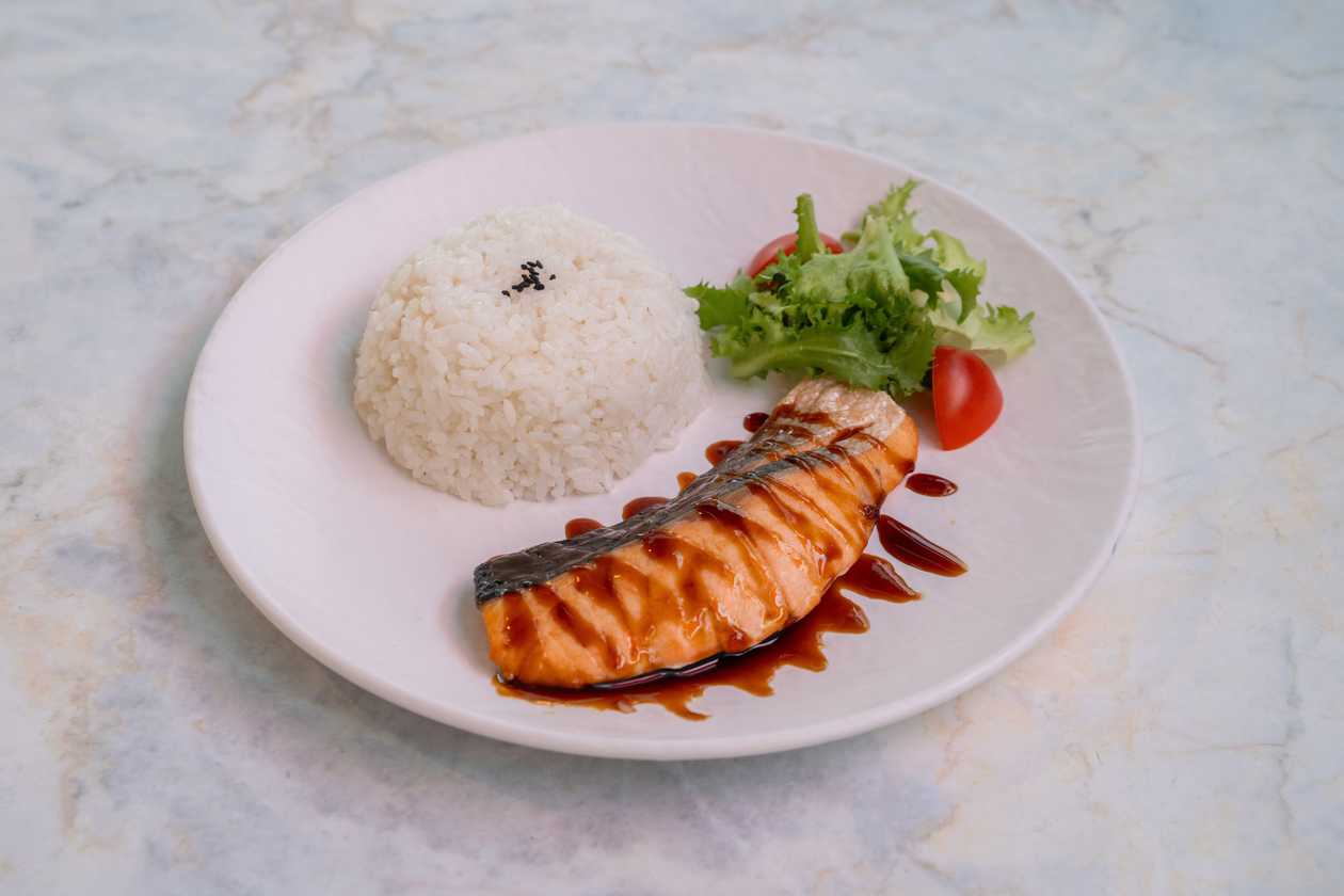 Grilled Salmon Meal