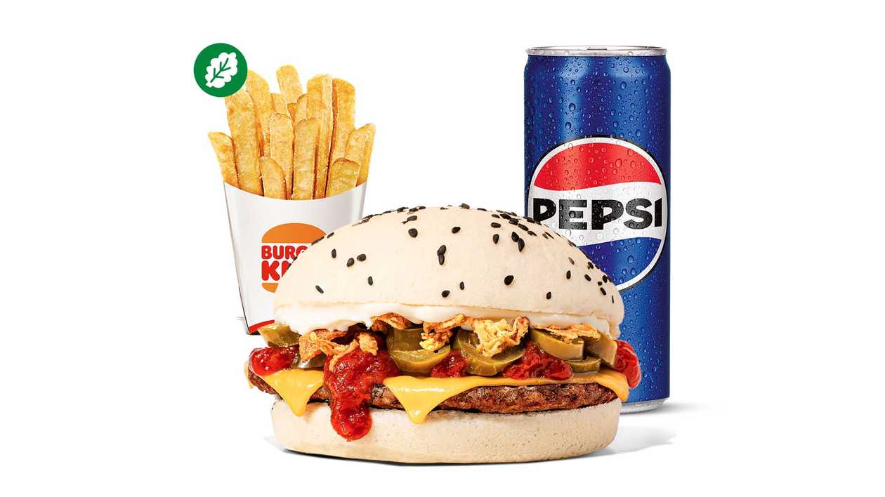 Plant-Based Bloody Bite Burger Menu