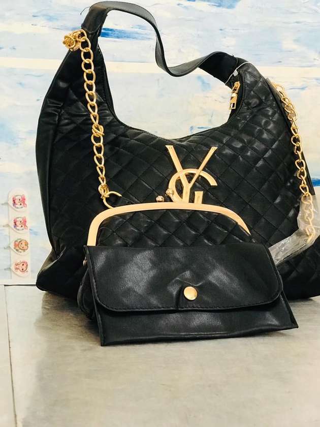 YSL black ladies bag