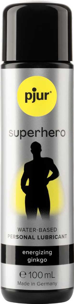 pjur Superhero stimulating water-based personal lubricant with ginkgo (100 ml)