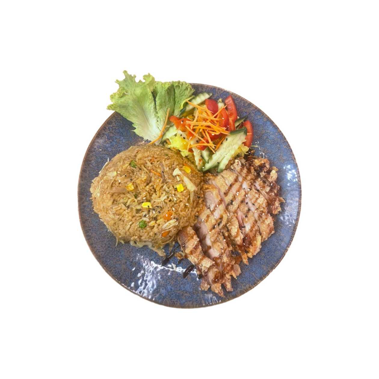 Fragrant Crispy Teriyaki Chicken