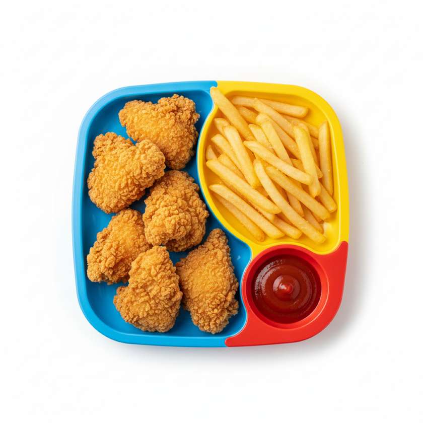 Lastepraad krõbekana friikatega