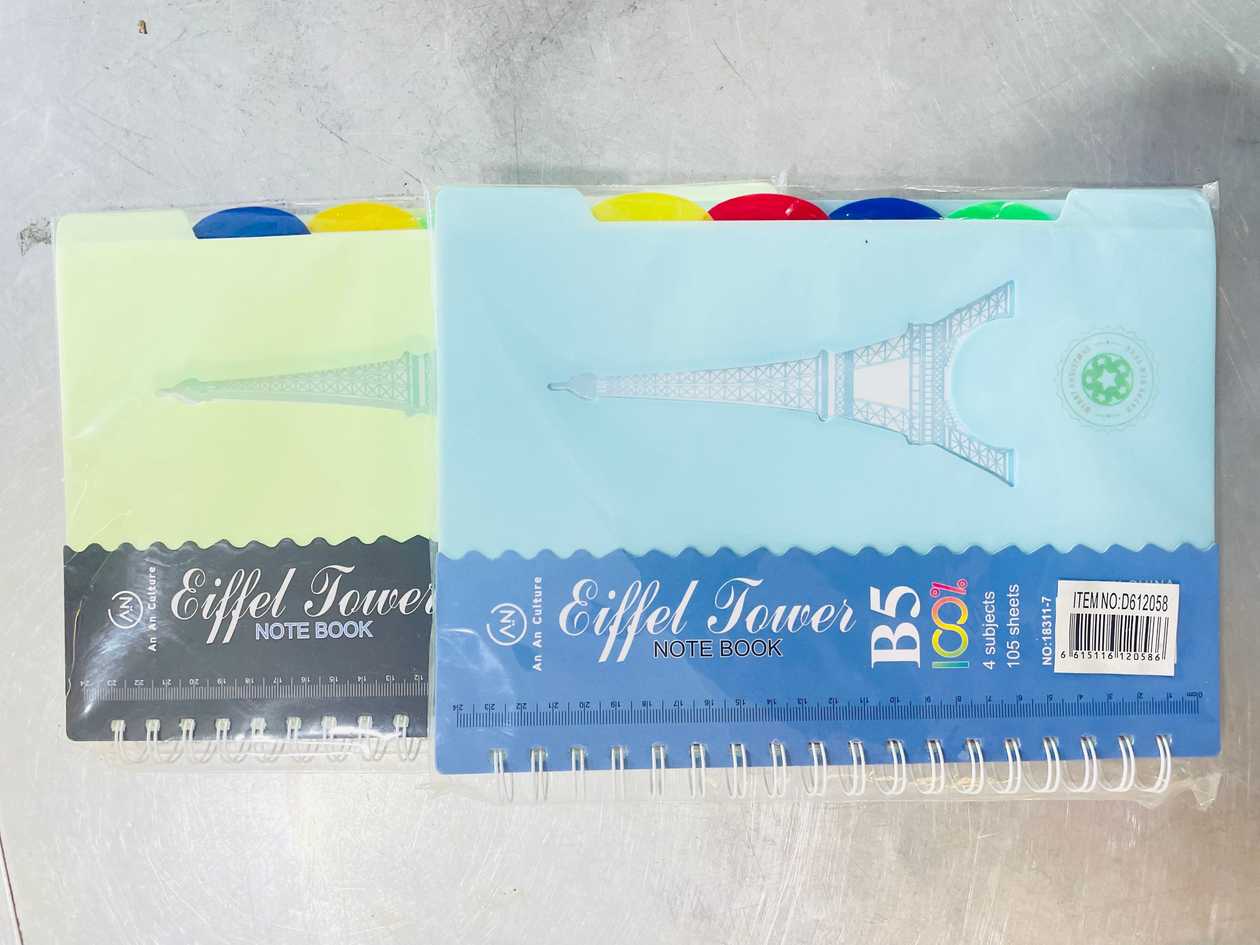 Eiffel Tower note book
