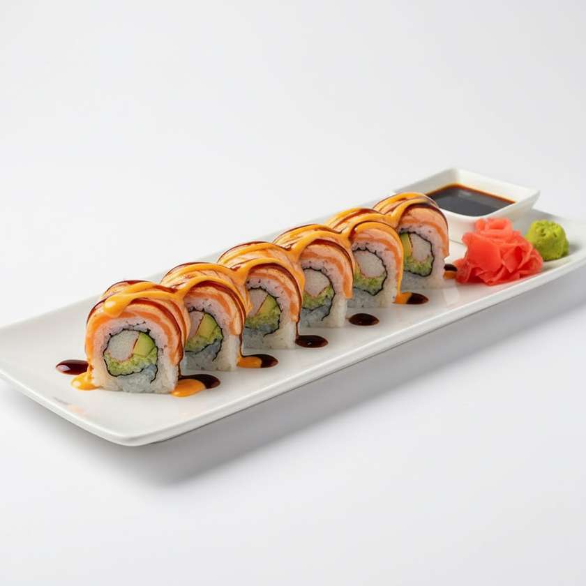 S107 Flambovaný losos