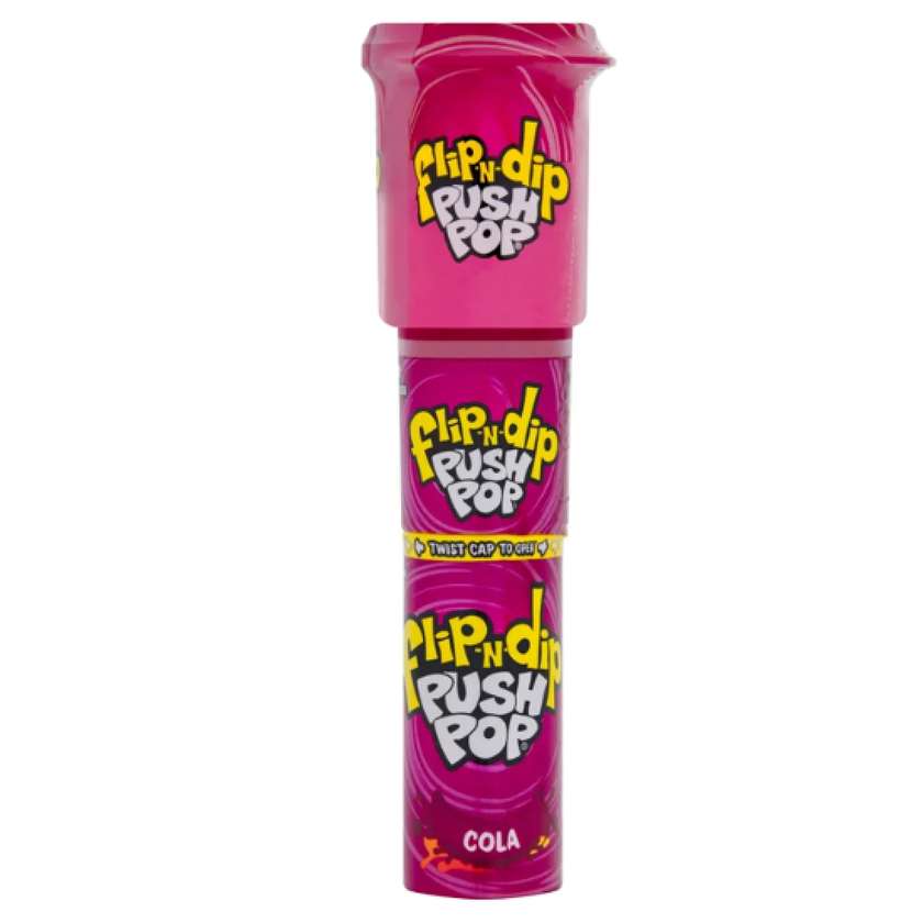 Bazooka Push Pop Flip-N-Dip Cola 25g
