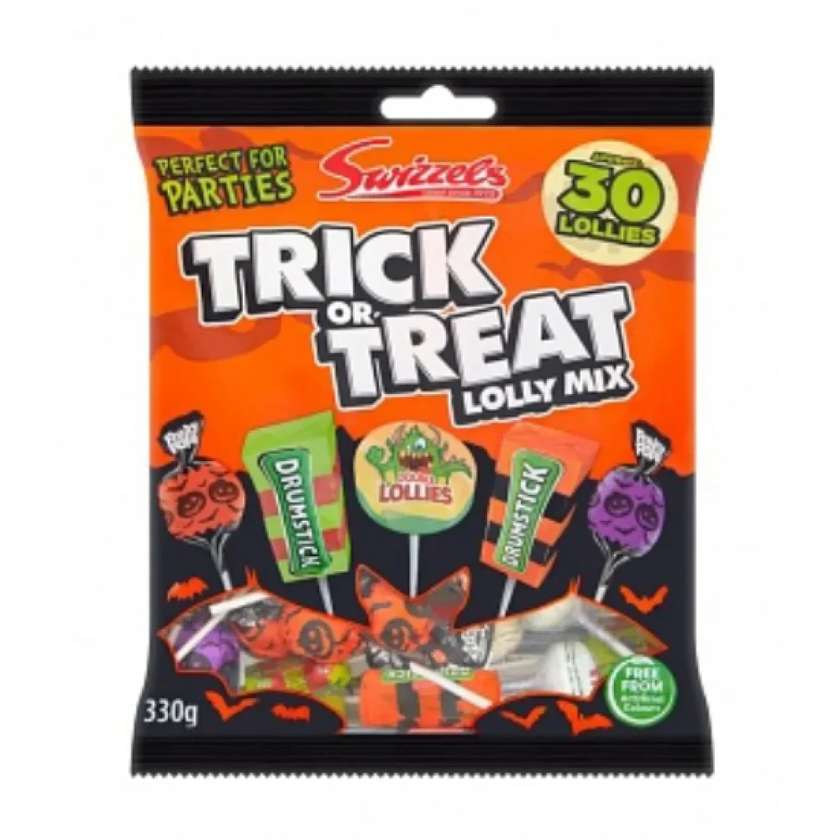 Swizzels Matlow Trick Or Treat Lolly Bag 330g