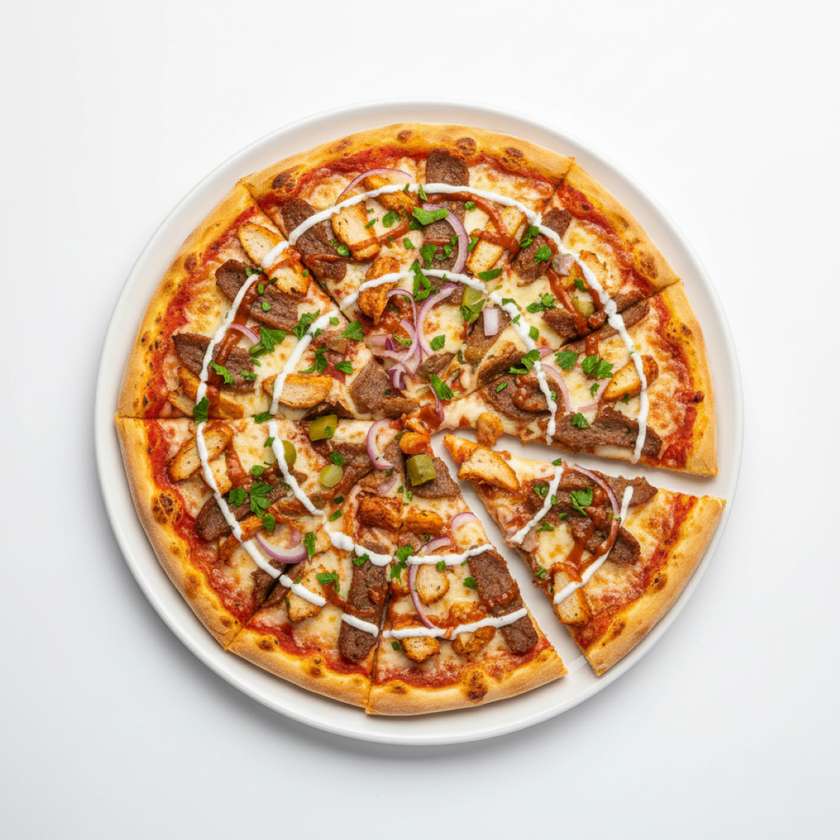 Mixed Shawarma Pizza