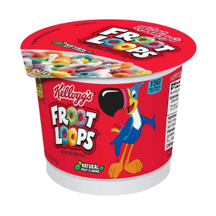 Kellogg's Froot Loops Cereal Cup 43g