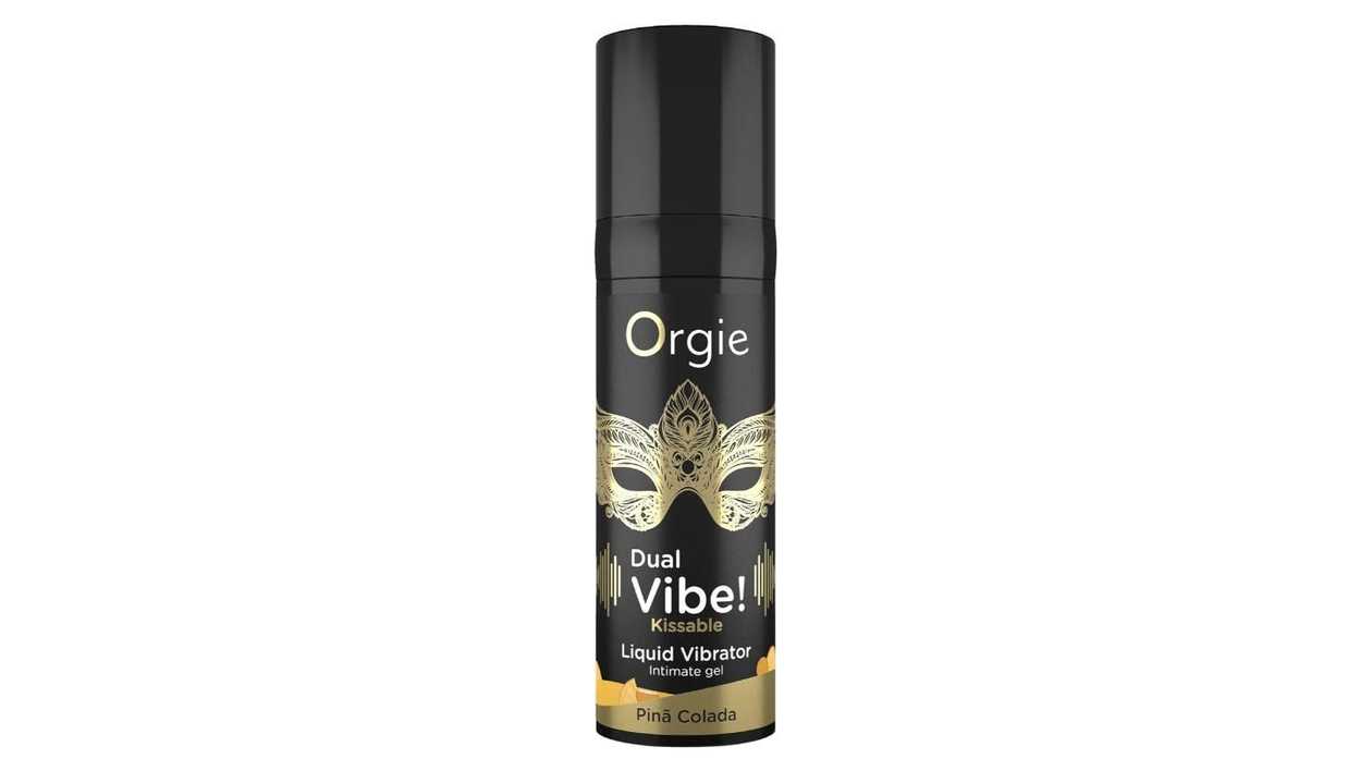 Orgie Dual Vibe! Kissable Pina Colada Orgasm Enhancer Gel (15 ml)