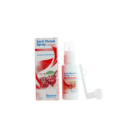 SORIL THROAT SPRAY CHERRY 30ml