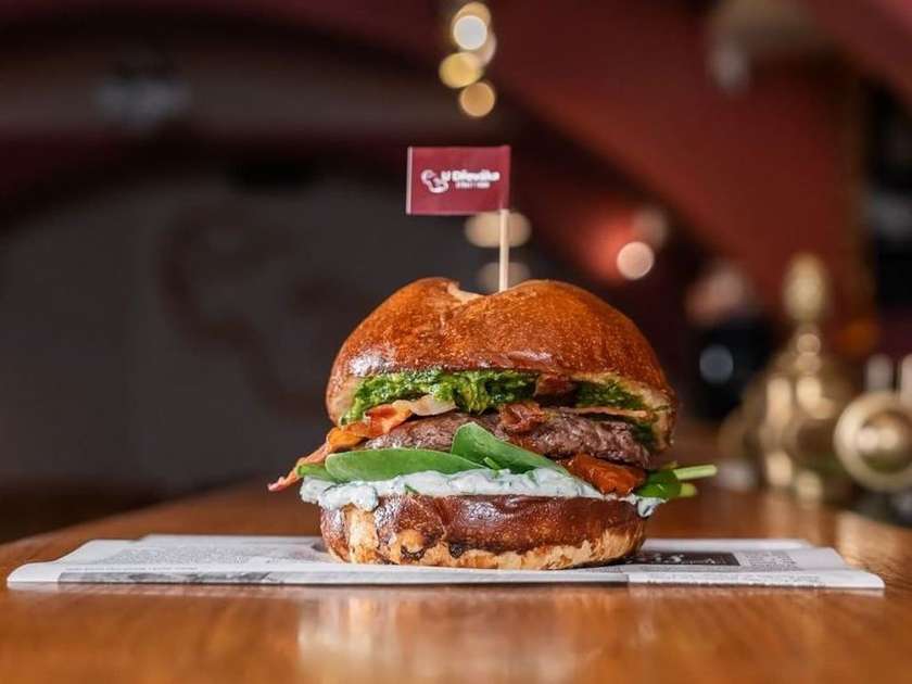 Ricotta Spinach Burger