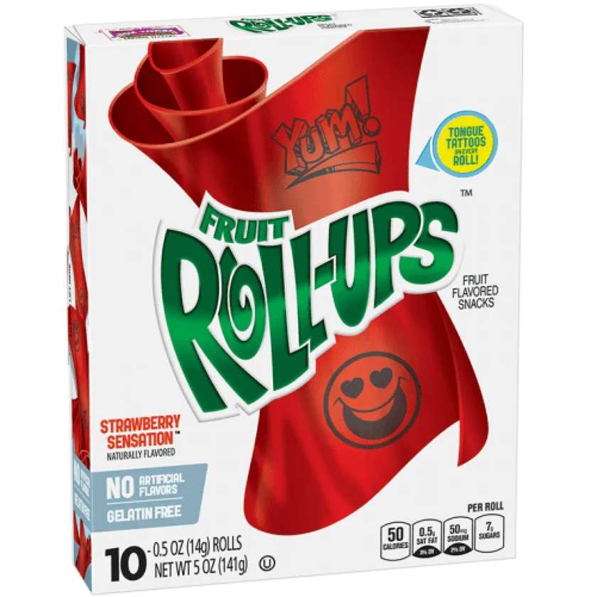 Fruit Roll-Ups Strawberry 141g
