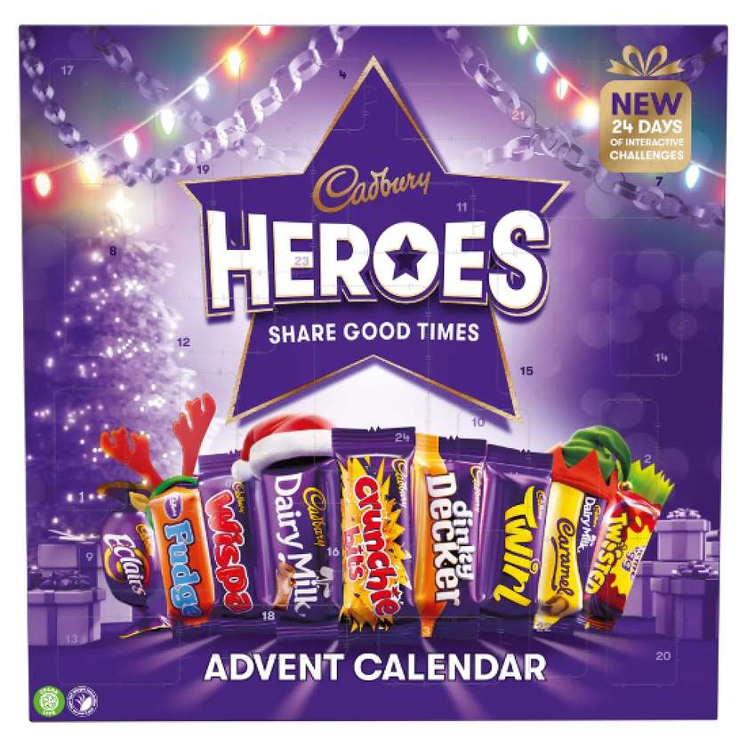 Cadbury Heroes Advent Calendar 230g