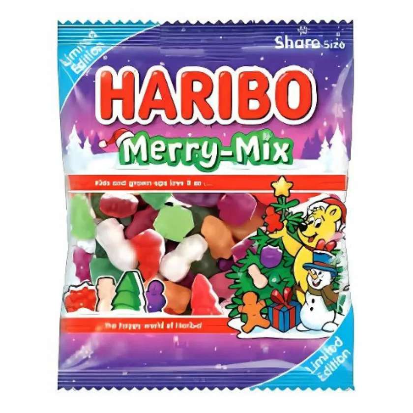 Haribo Merry Mix Clipstrip - Gummies 160g