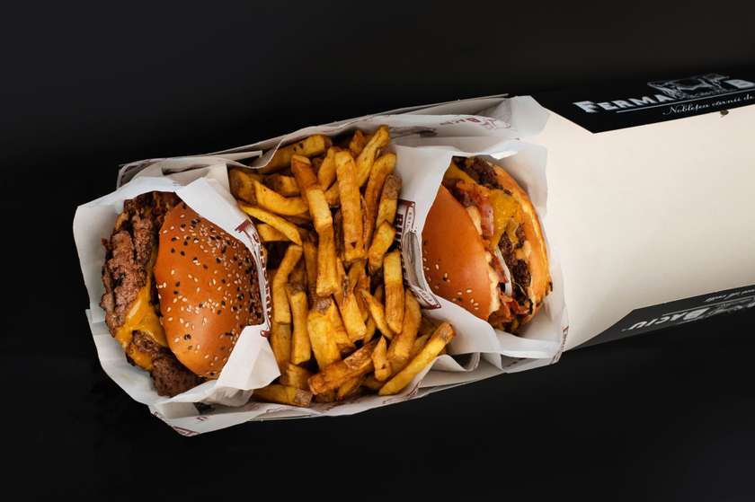 Combo CHEDDAR BACON SUPREME cu Cartofi Prajiti