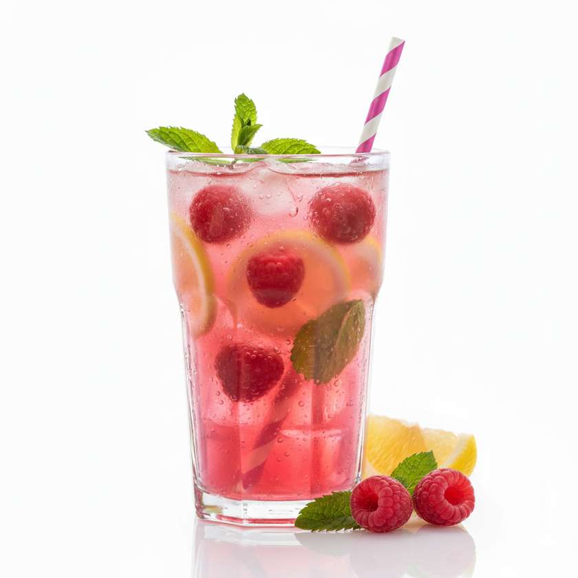 Homemade Raspberry Lemonade