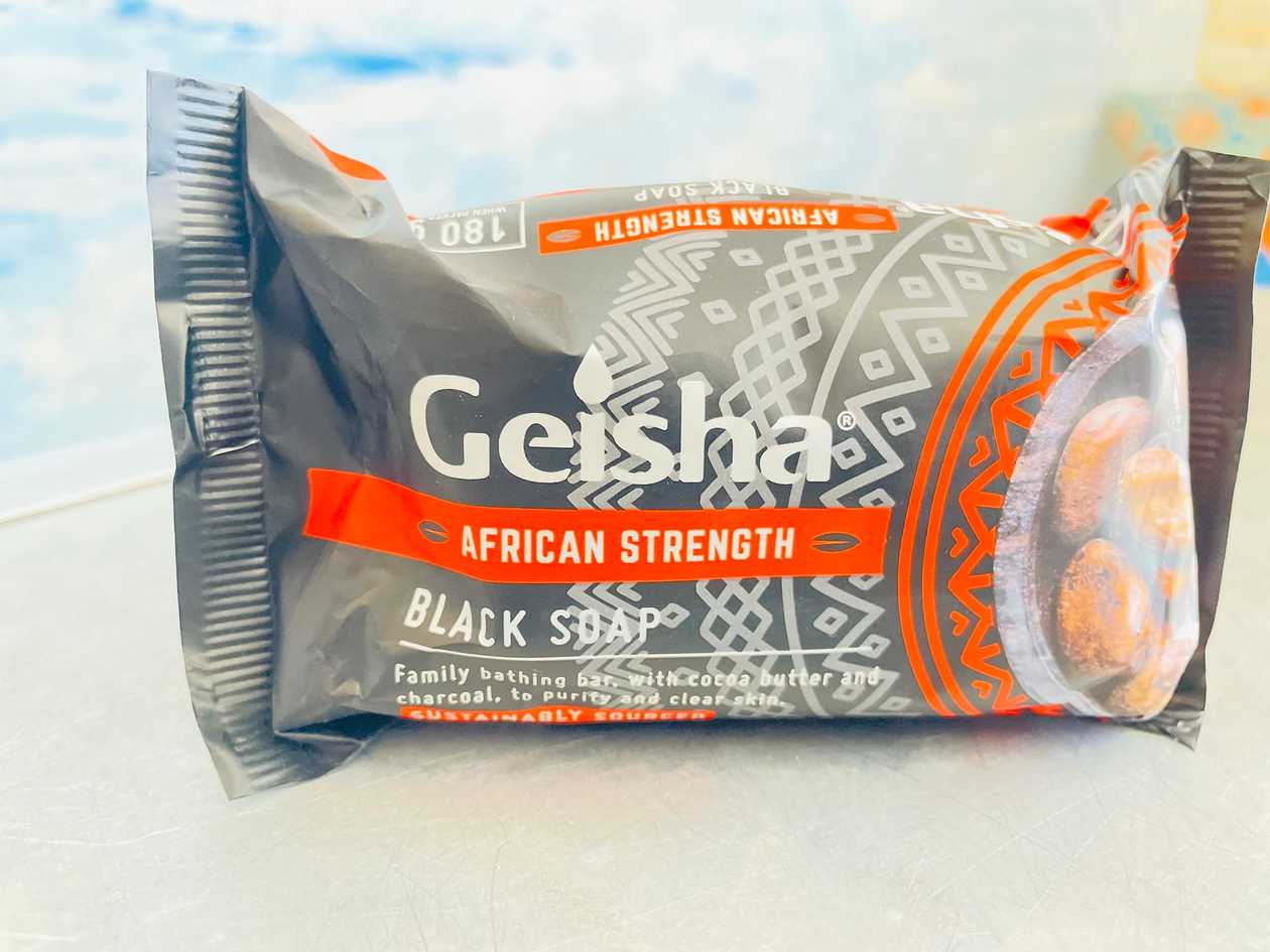 Geisha African strength black soap