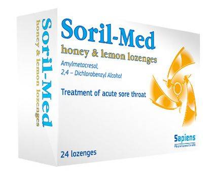 Soril-Med Honey and Lemon lozenges