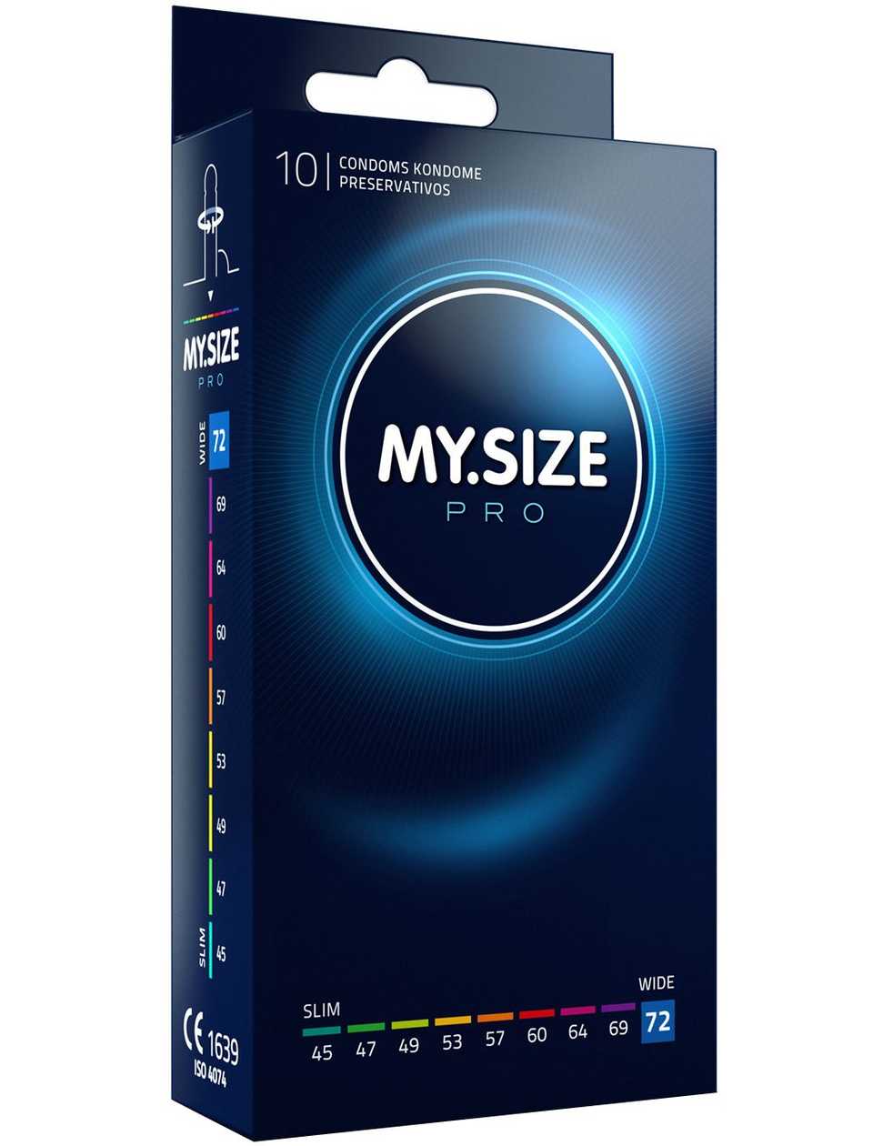MY.SIZE 72/225 mm pro condoms (10 pcs)