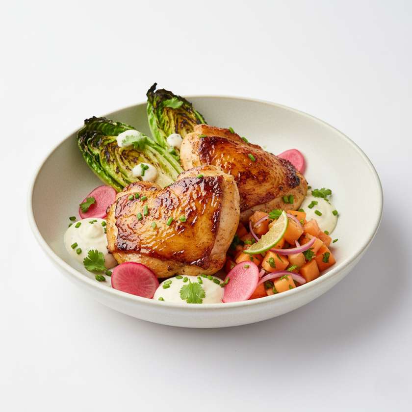 Seared Chicken in Honey Marinade