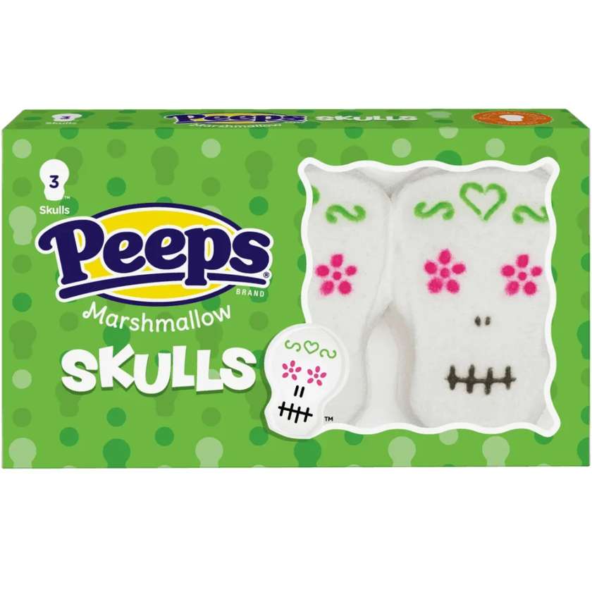Peeps Marshmallow Skulls 42g