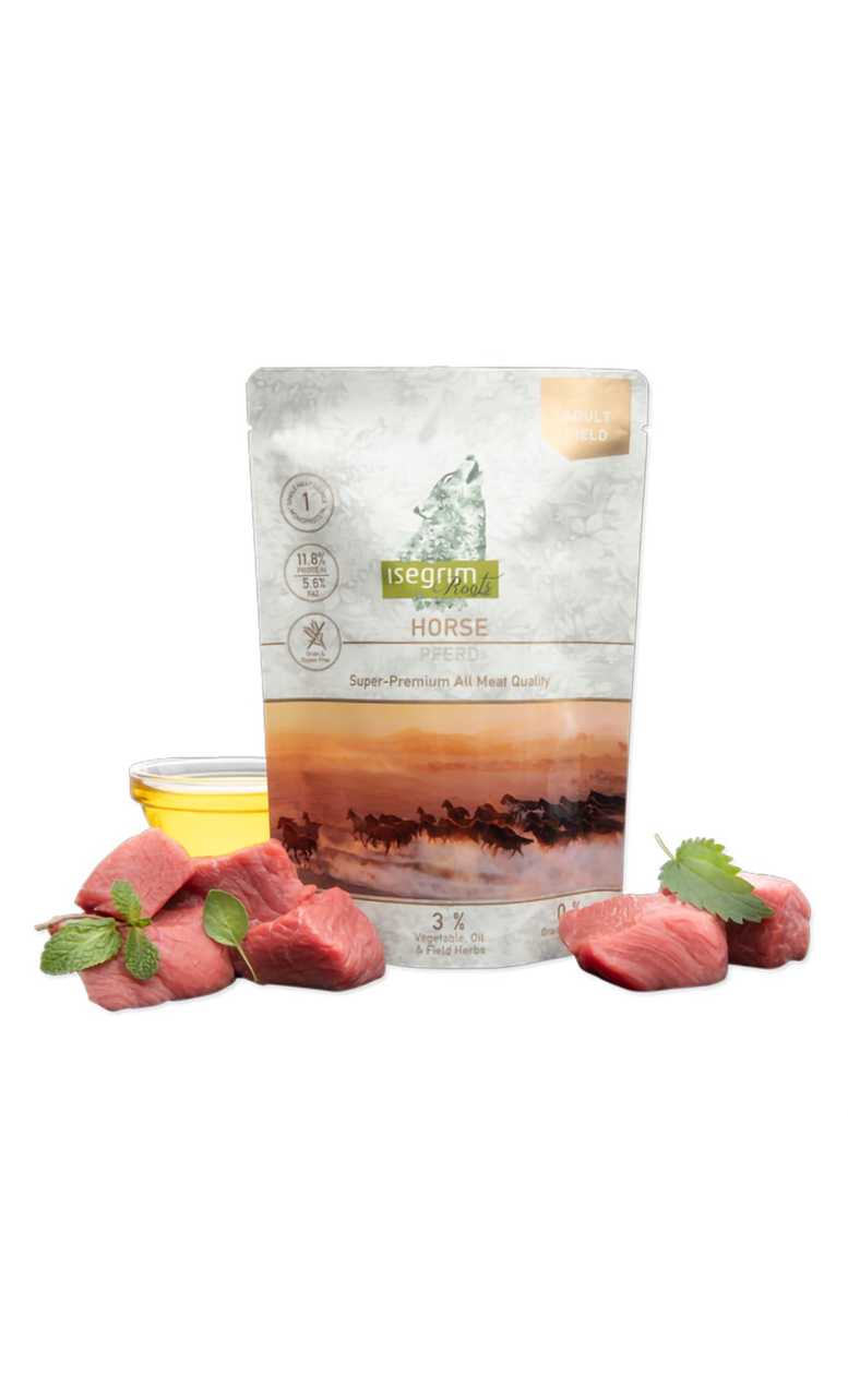 Isegrim Dog Adult Monoprotein Pouch with Horse Meat 410g
