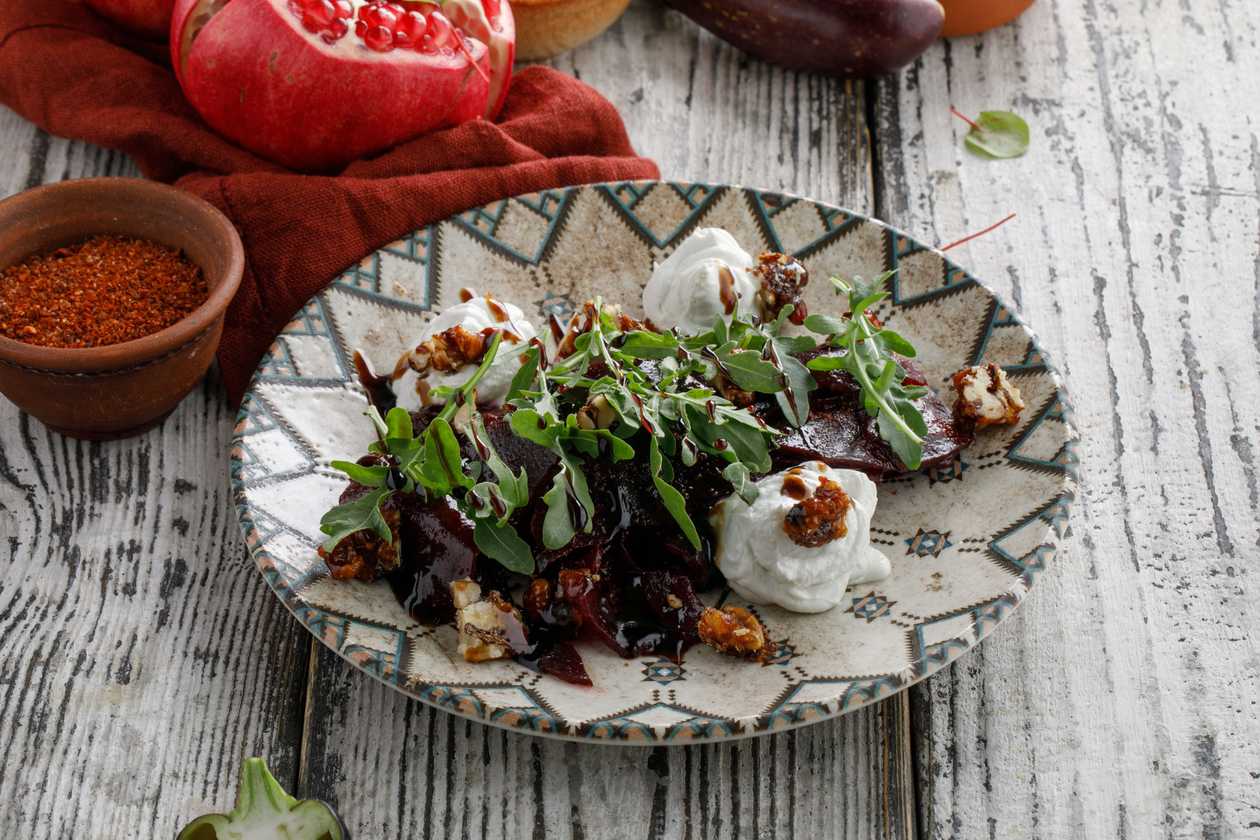 Beetroot with Dorblu Cheese
