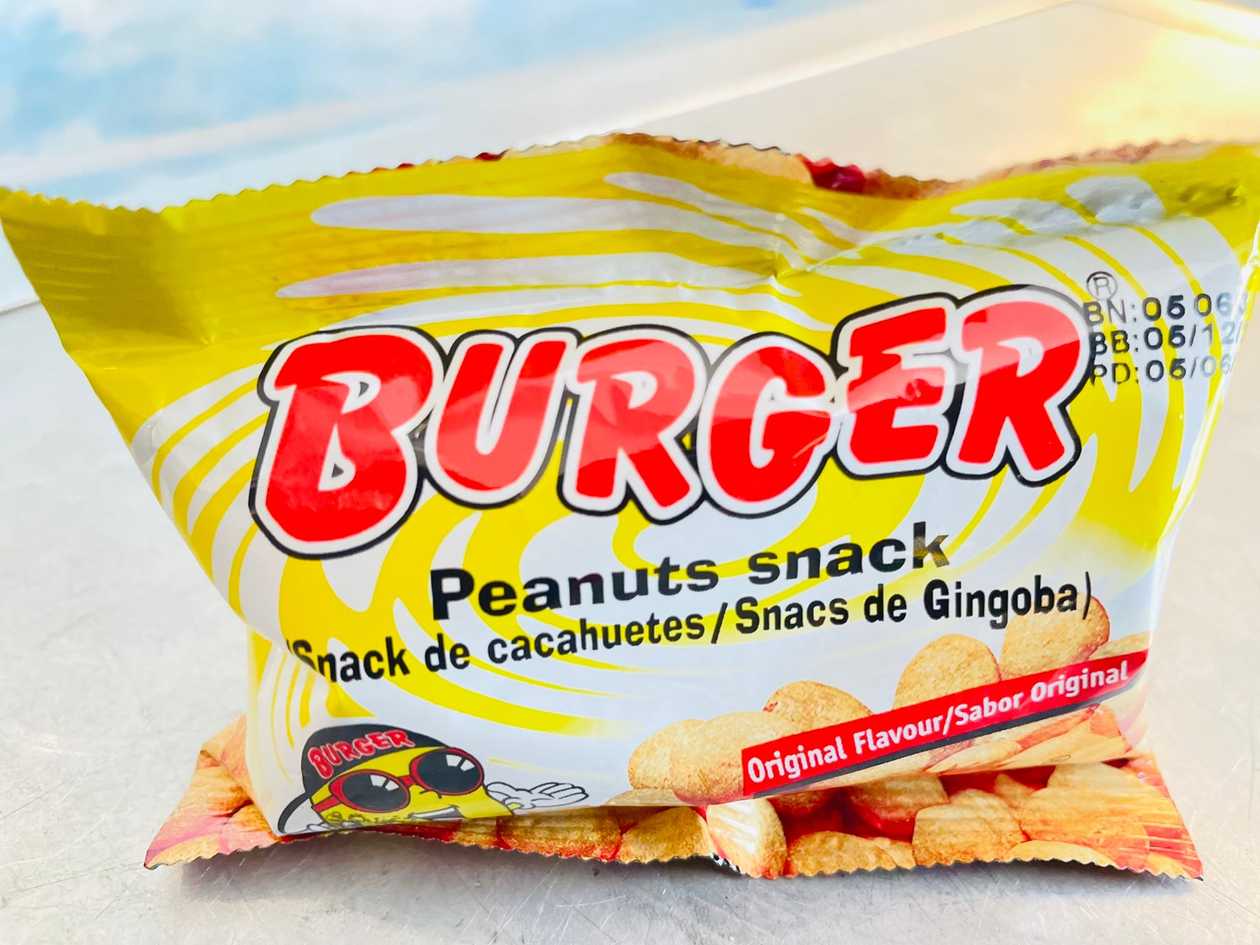 Burger Peanut snack