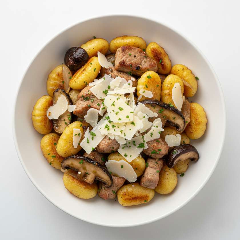 Potato Gnocchi with Tenderloin