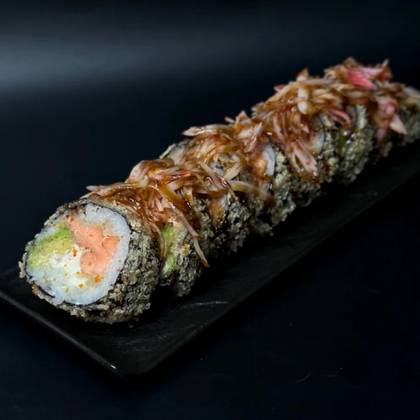 Hot Roll with Salmon Tempura and Crab (345g)
