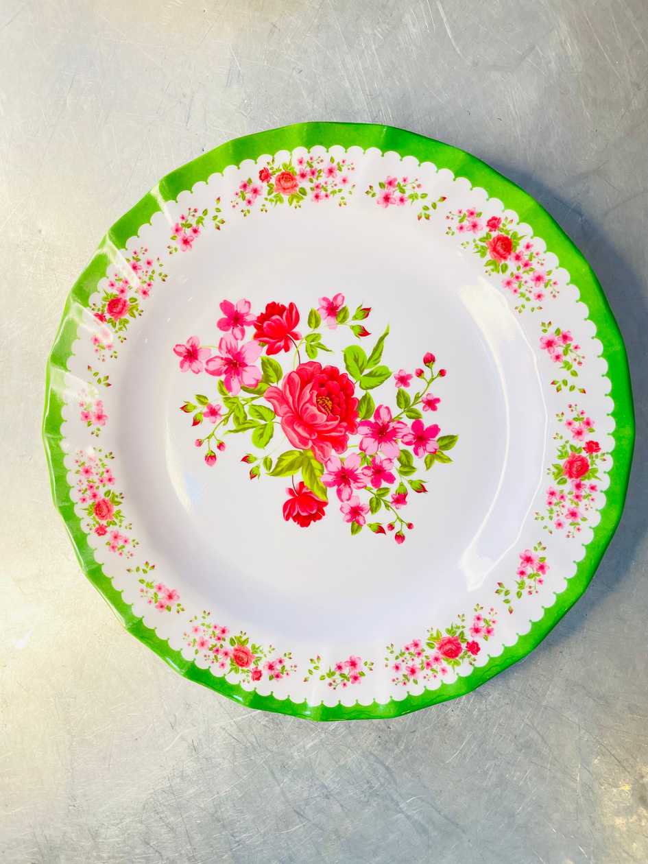 1Flower plastic plate