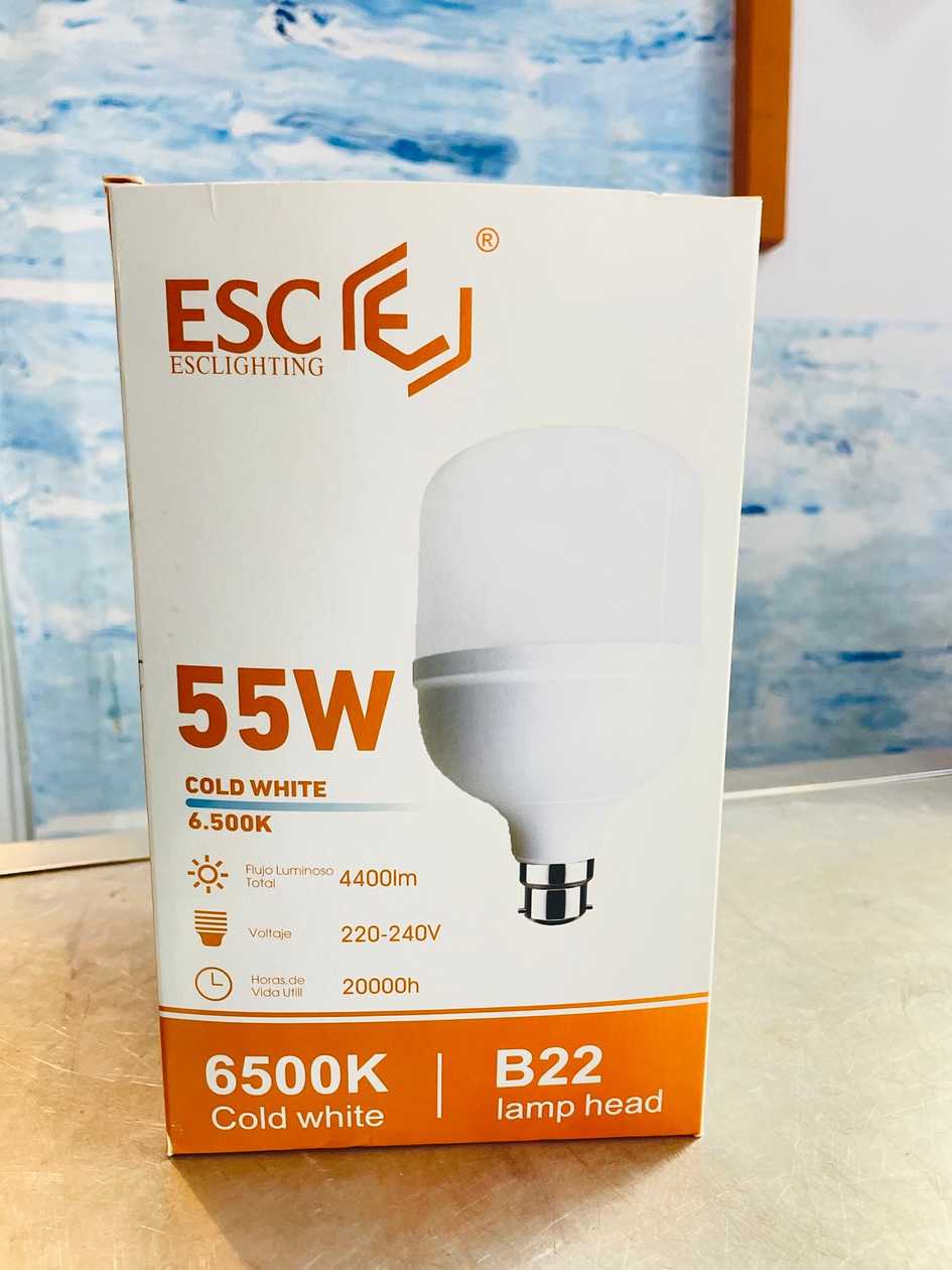 ESC Lighting LED Bulb – 55W (Cold White 6500K)