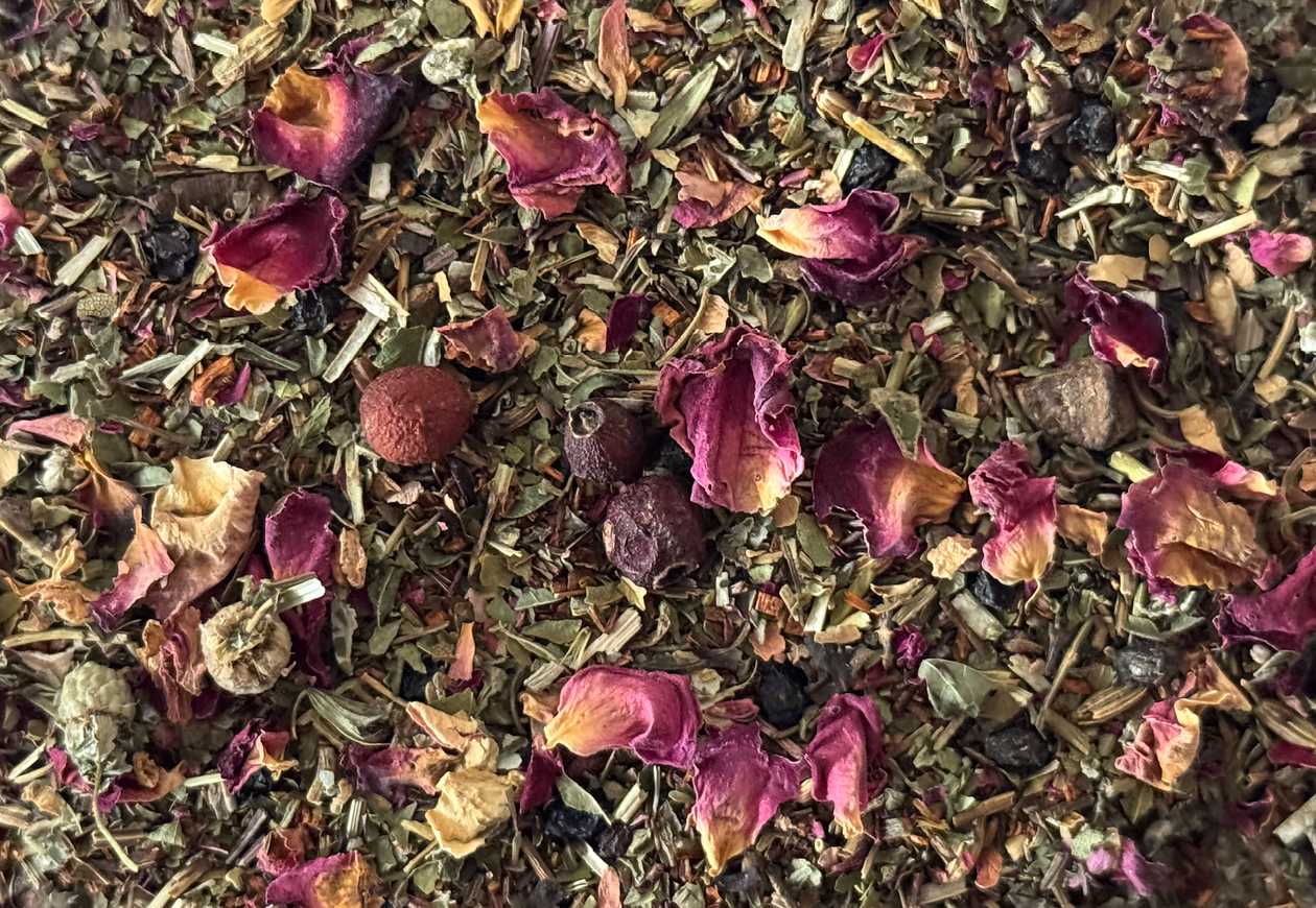 Damascena Rose and Mint Herbal Tea - Loose Leaf - 50 g