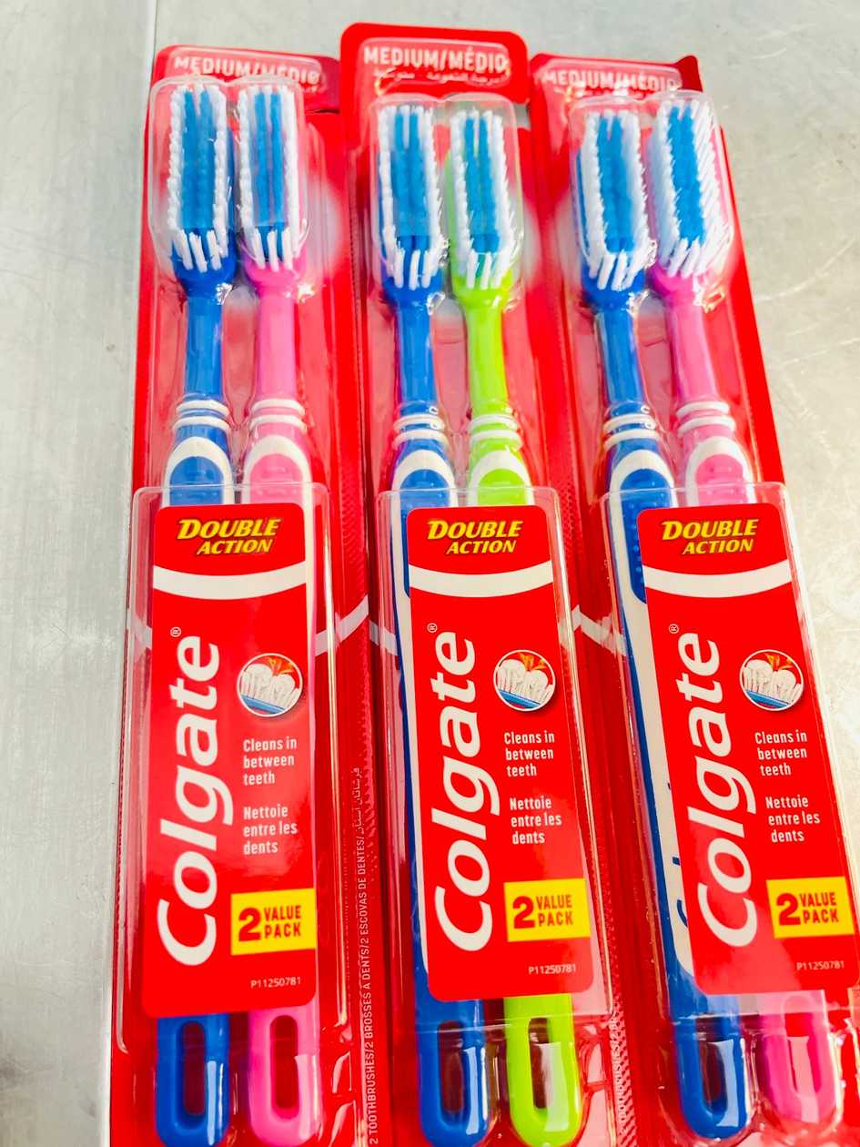 Colgate double action toothbrush