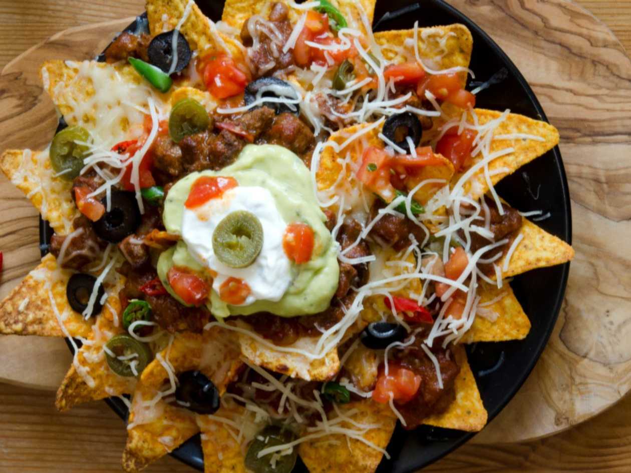Nachos - Kuřecí Tinga