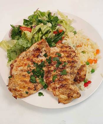 Meniu Piept de pui farfurie