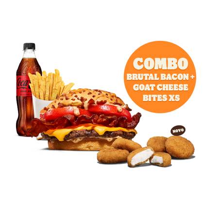 Combo - Menu Brutal Bacon + Goat Cheese Bites x5 GR