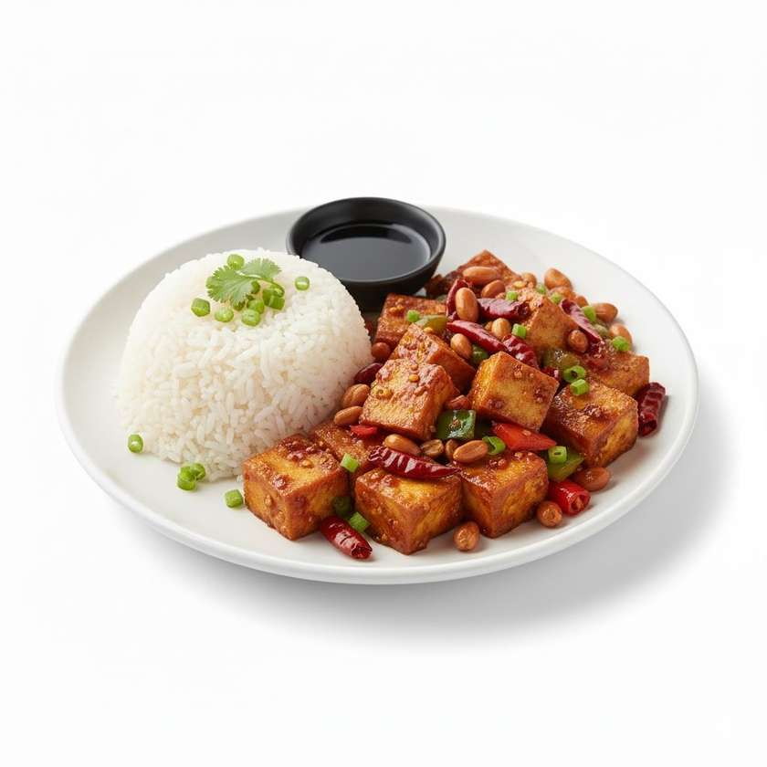 Tofu KungPao S Rýží