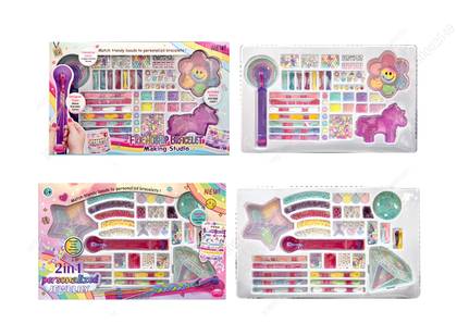 DIY Bracelet Making Kit with Braider (2 Assorted Models)