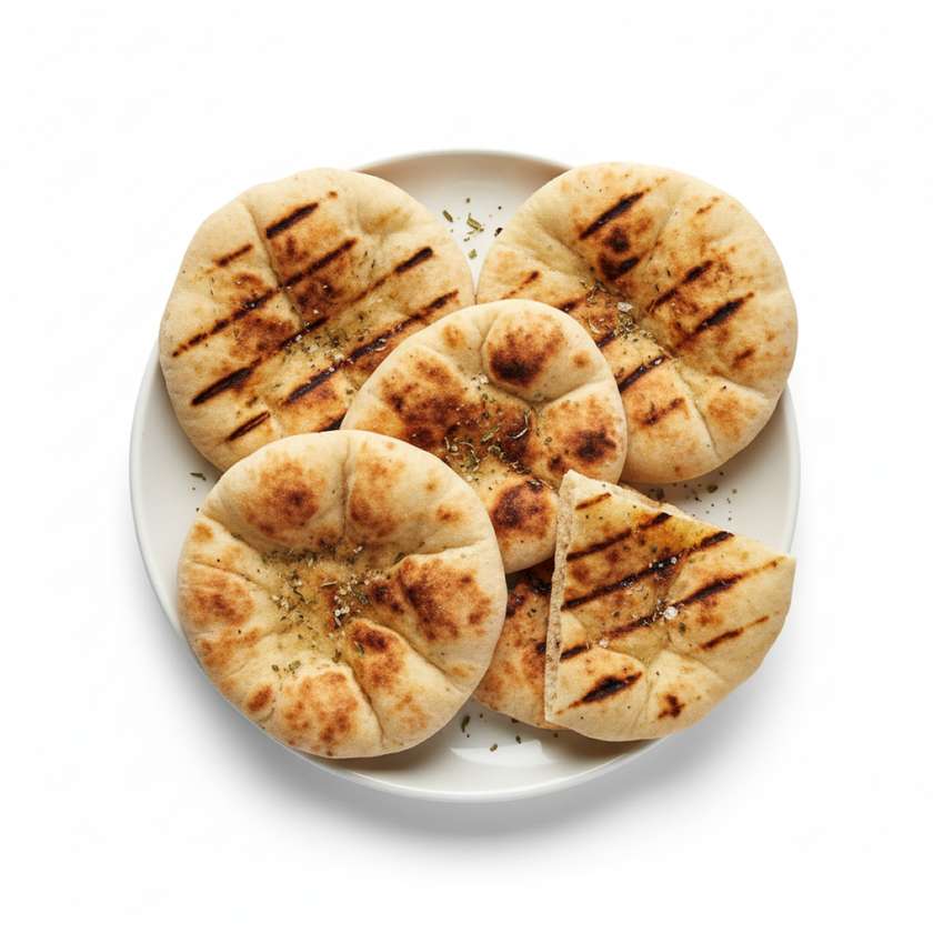 Grilovaný pita chlieb