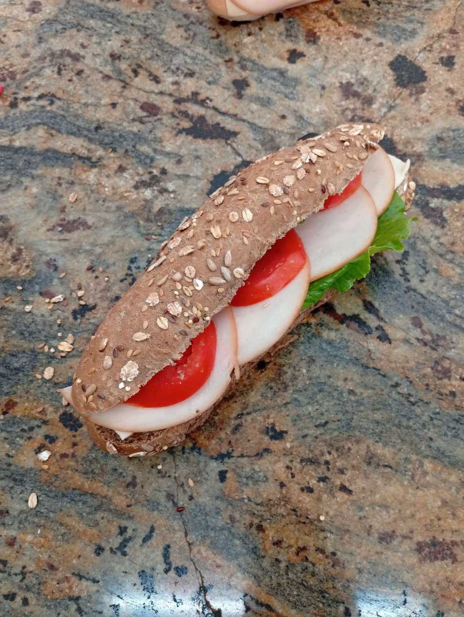 HOT  Turkey & Cheese Sandwich (Multigrain Bread)