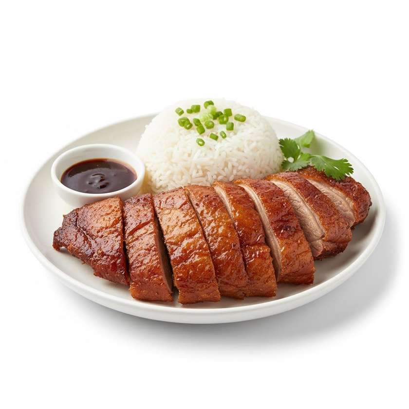 Voňavá A Křehká Kachna S Rýží