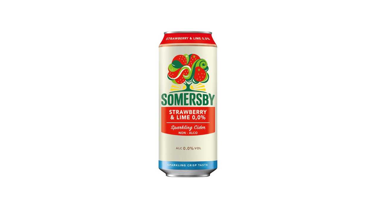 Sobersby non-alcoholic strawberry cider 0.5L