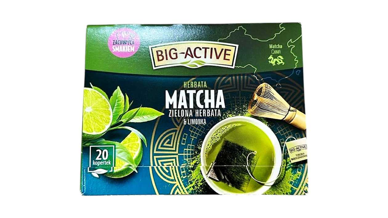 Зеленый чай матча с лаймом "BIG-ACTIVE" 30г