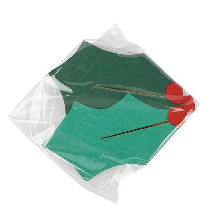 Christmas Series Leaf Napkins (16 Pcs)