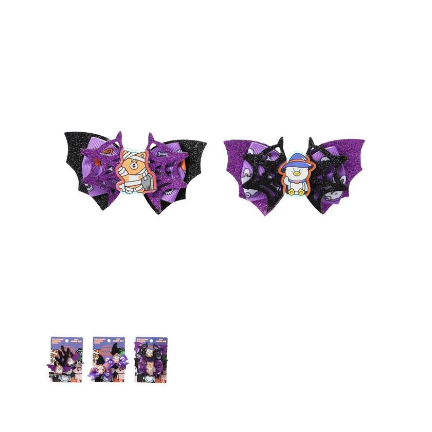MINI FAMILY Halloween Series Bat Hair Clips (2 pcs)