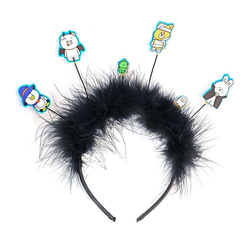 MINI FAMILY Halloween Series Fluffy Hair Hoop